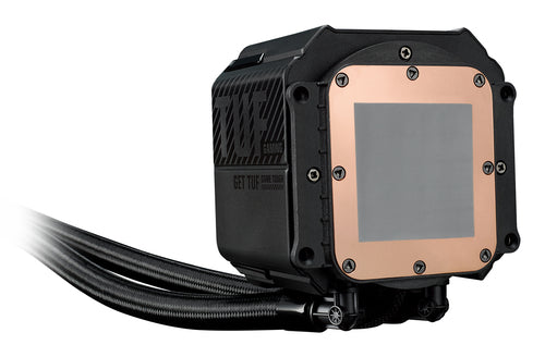 Kobberkontaktflade på ASUS TUF Gaming LC III 360 ARGB