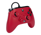 PowerA Enhanced Cabled Controller - Xbox Series X/S - Artisan Red