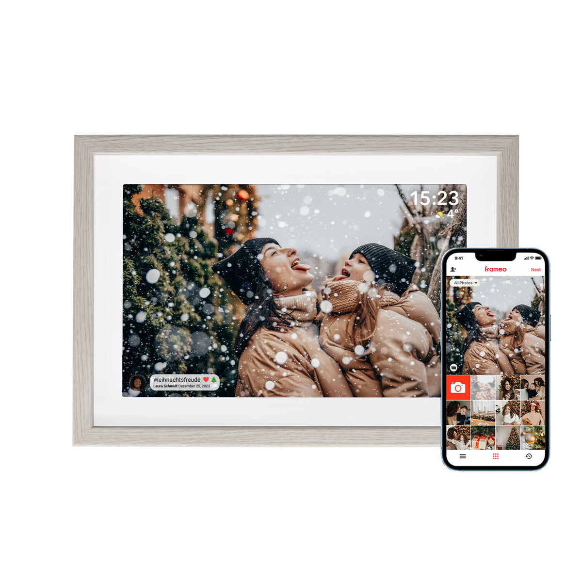 Rollei Smart Frame WiFi 108 – 10,1″ digital fotoramme, hvid – produktbillede