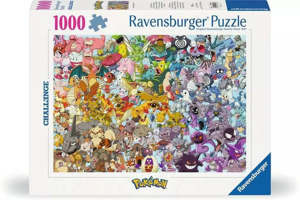 Ravensburger Pokémon Challenge Puzzle – 1000 Brikker