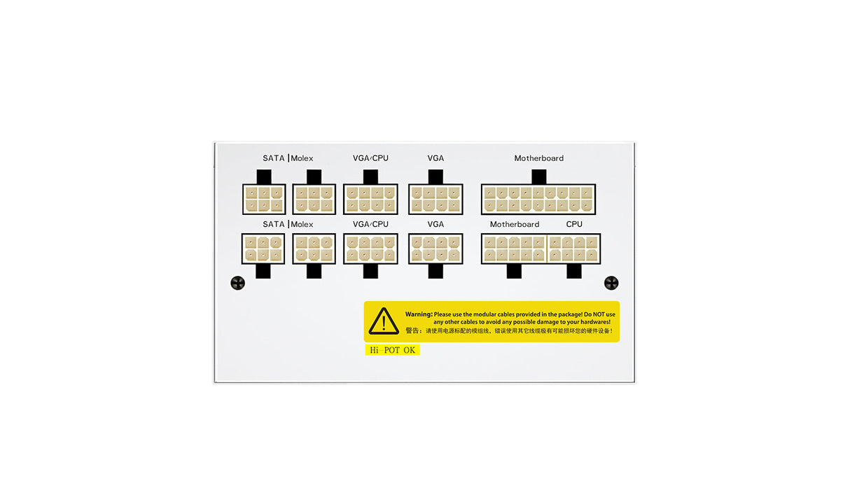Deepcool - DQ - 750W - 80+ Guld - White Edition