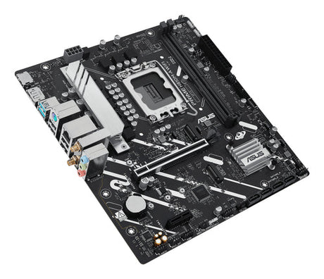 ASUS PRIME H810M-A WIFI – bundkort set skråt ovenfra
