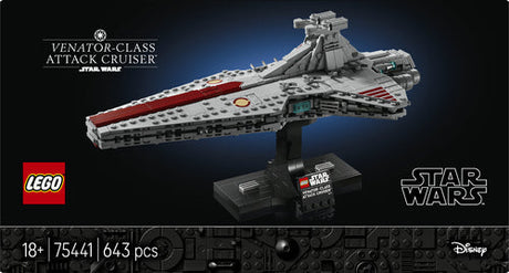LEGO 75441 Star Wars Venator-Class Attack Cruiser, Construction Toy Lego