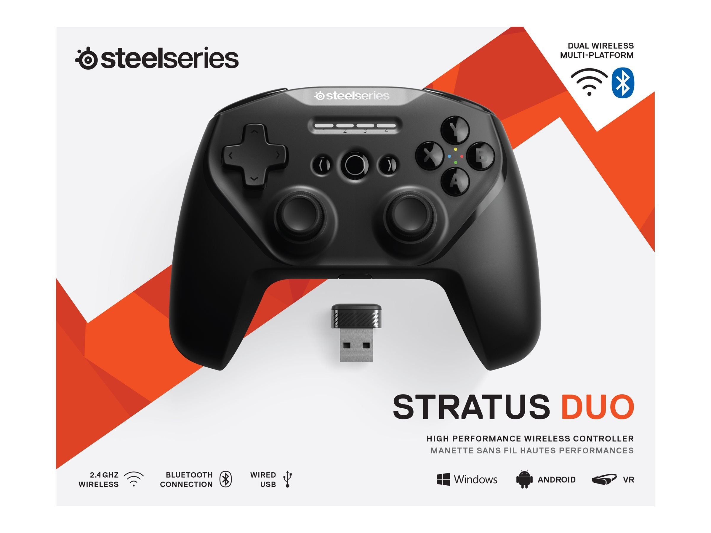 SteelSeries Stratus Duo Gamepad Svart