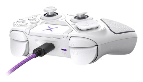 Turtle Beach Victrix Pro BFG Reloaded – PS/PC, hvid – Øverste kant og kabel