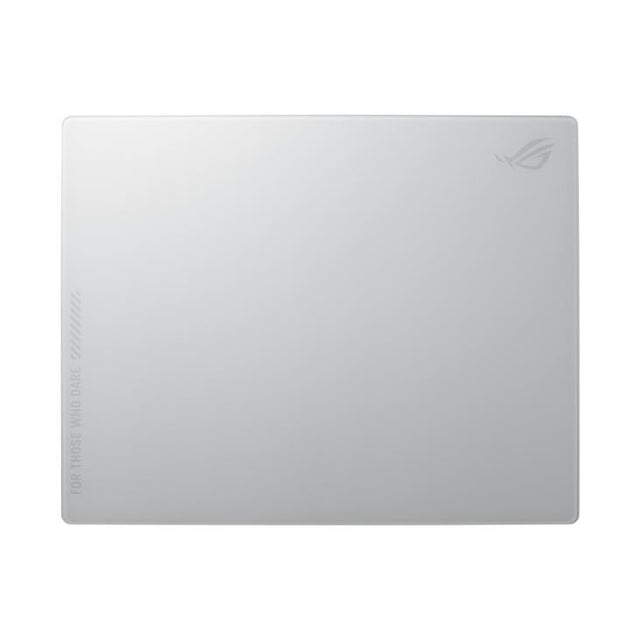 ASUS ROG Moonstone Ace L Tempered Glass Mousepad - White ASUS