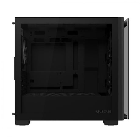 ASUS A23 PLUS Tempered Glass ARGB mATX Case - Black ASUS