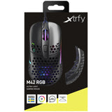 Xtrfy M42 RGB, Spelmus, Svart