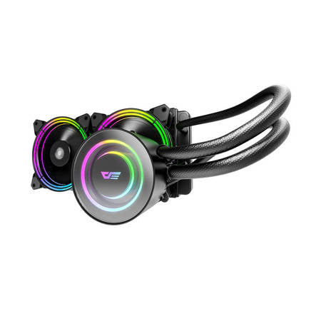 PC Vattenkylning AiO Darkflash TR240 RGB 2x 120x120 (svart)