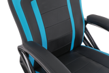 Geekd Raid Gaming Stol Svart/Blå - PU Läder - Upp Till 150 KG
