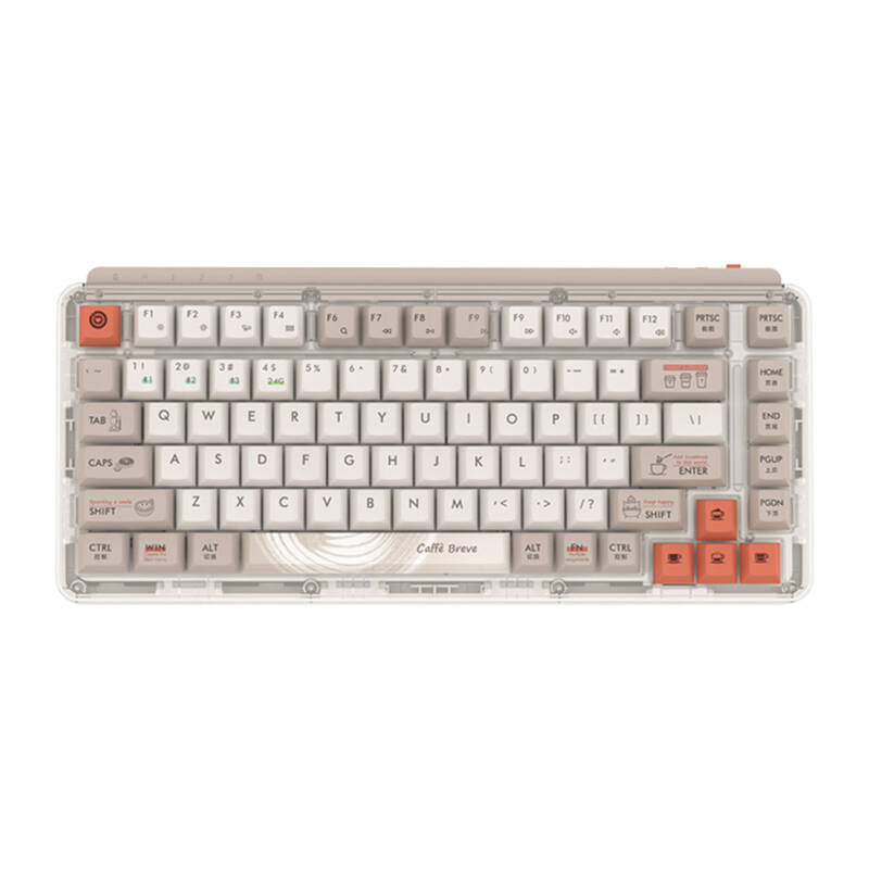 Z830 ProMax MIIIW 2.4G Trådlöst Tangentbord (kaffe)