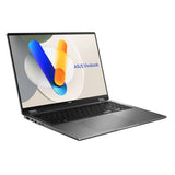 ASUS Vivobook 16 Flip TP3607SA-SI716W Copilot+ PC – set skråt forfra (vinkel 2); layout på billedet er illustrativt