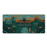 Mighty Setup - Fantasy Forest Green Mouse Pad