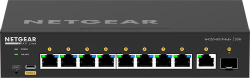 NETGEAR M4250-9G1F-PoE+ switch – GSM4210PD – visning 7
