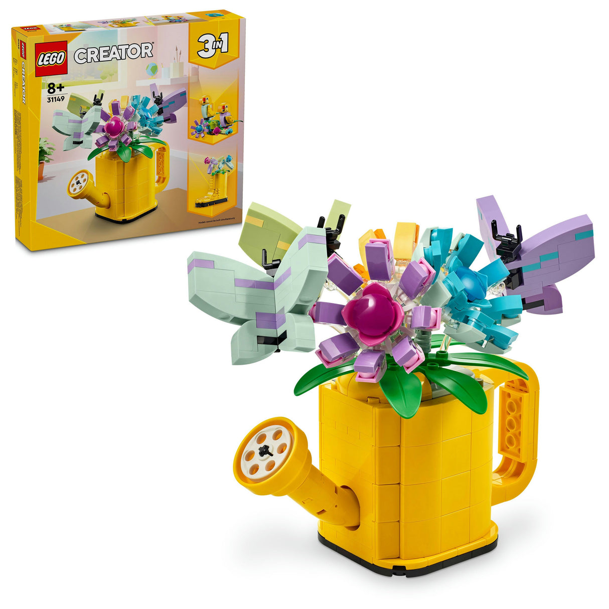 LEGO 31149 Creator 3-i-1 Vattenkanna Med Plommonbyggande Leksaksväska