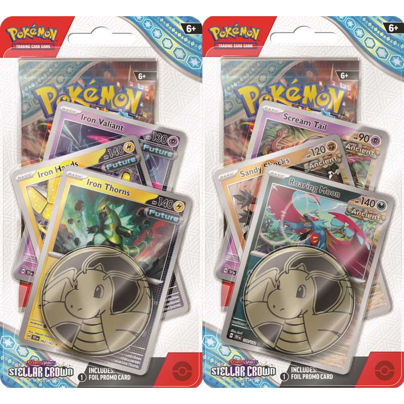 Pokemon Scarlet &amp; Violet Stellar Crown Premium Checklane Blister ENG