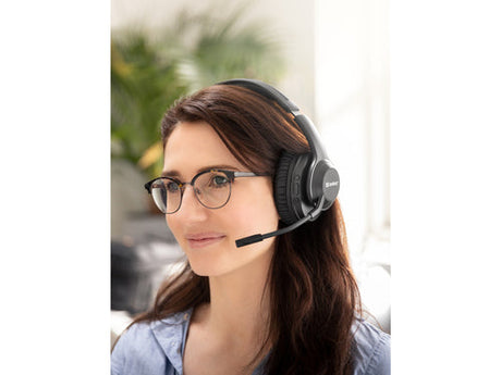 Sandberg Trådløst Headset ANC+ENC Pro - Sort Sandberg