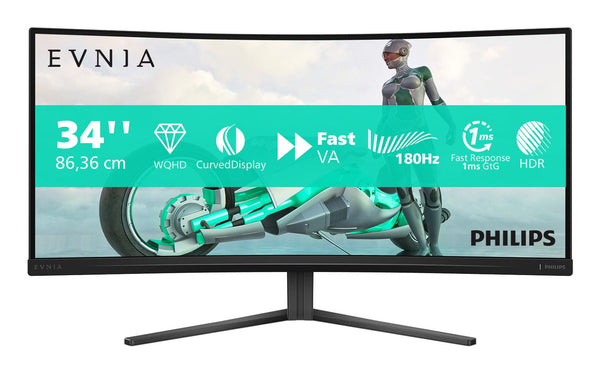 Philips Evnia 34M2C3500L/00 34" - Spelskärm - 180Hz