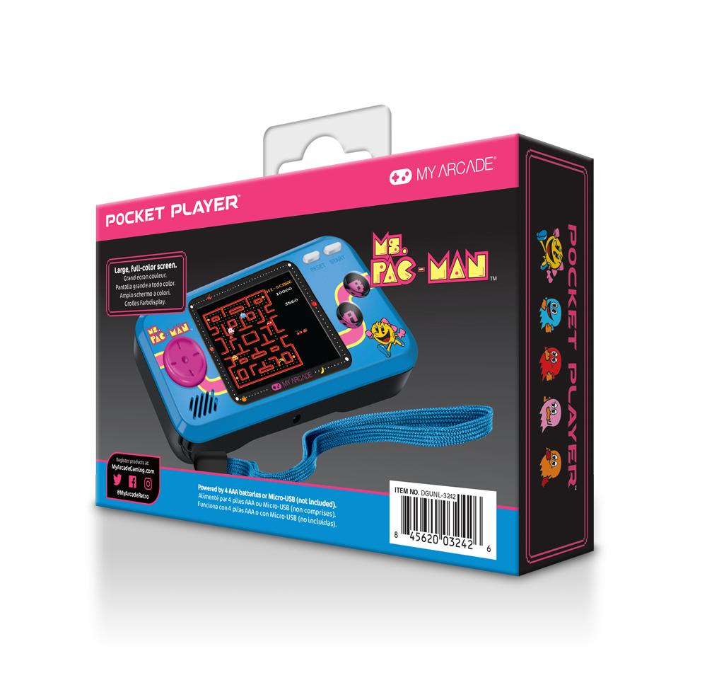 Myarcade Pocketplayer Ms.PACMAN 3-spel