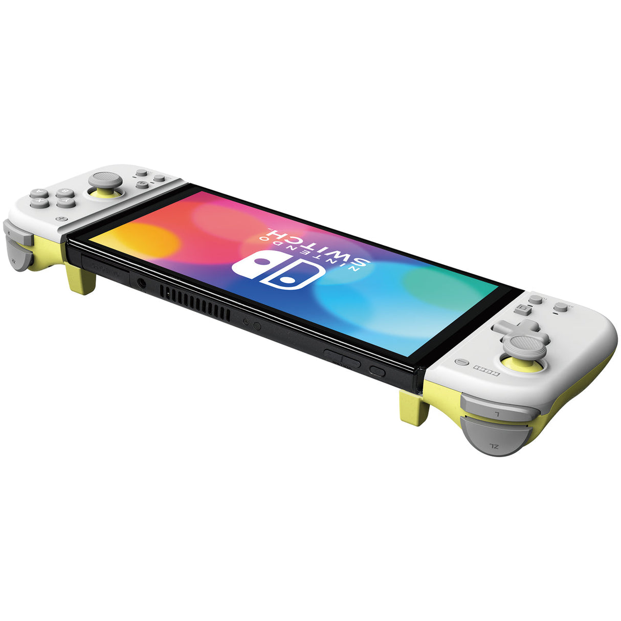 HORI Split Pad Compact - Ljusgrå/Gul