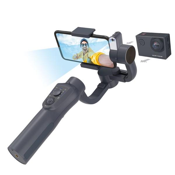 GoXtreme GX4 3-akset gimbal med Smart Tracker
