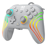 Turtle Beach Afterglow Wave Wired – Switch-controller, grå – Set skråt fra højre
