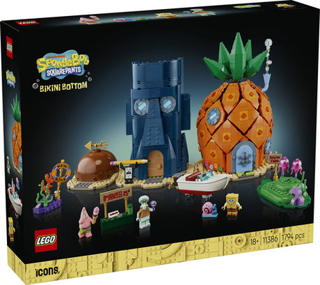 LEGO Icons 11386 – SvampeBob Firkant: Bikini-Bunden – visning 7