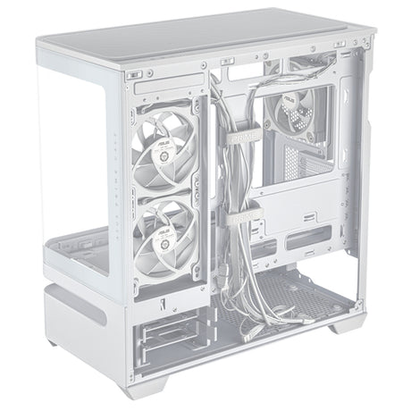 ASUS PRIME AP202 TG ARGB – kabinet med afmonterede paneler