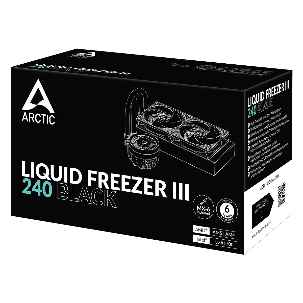 ARCTIC Liquid Freezer III 240 Kylsystem 1-pack Svart 120 Mm
