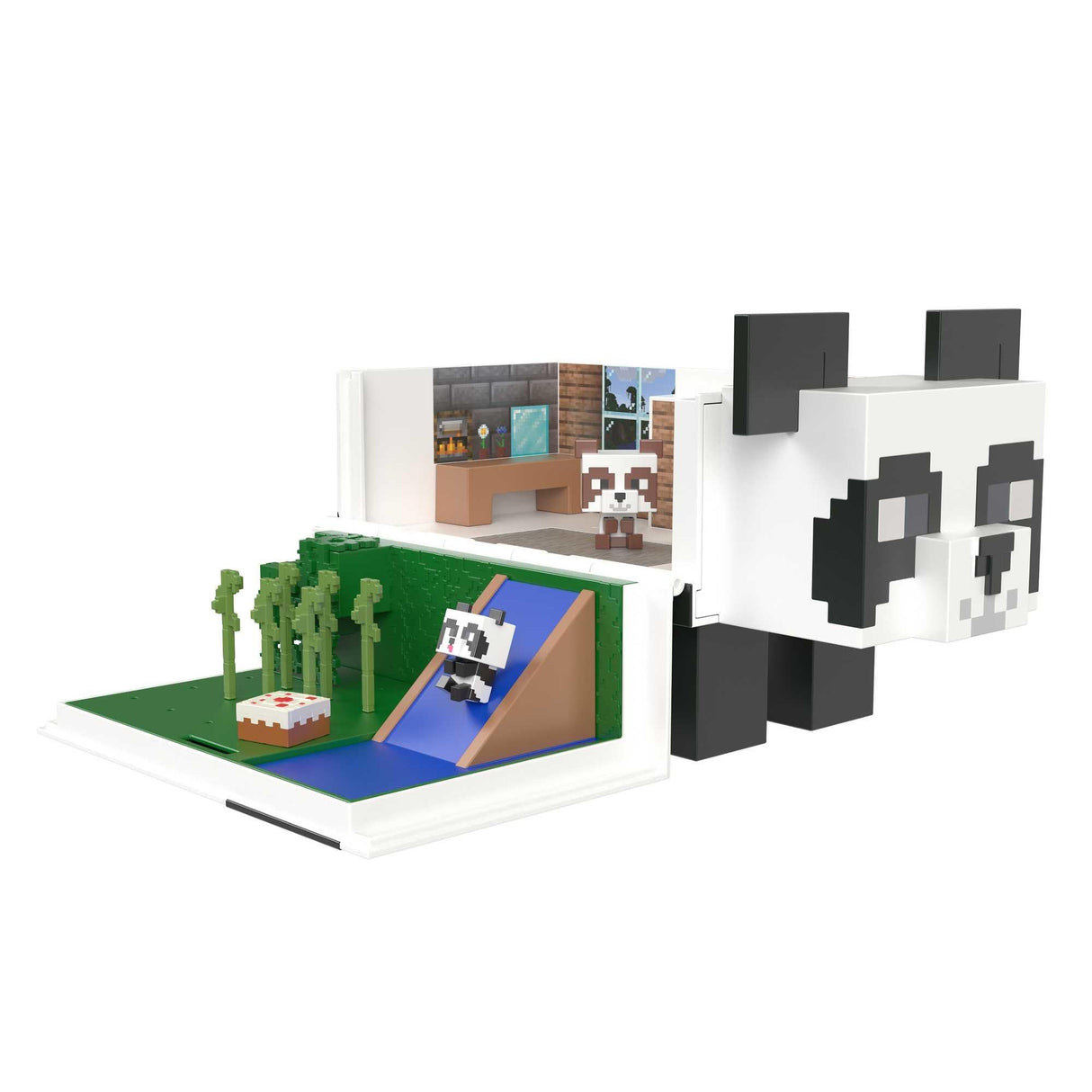Minecraft - Mob Head Mini&#039;s Panda Playset (HLL25)