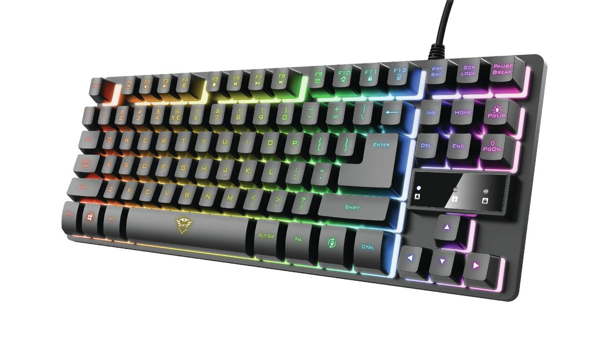 TRUST GXT833 THADO TKL KEYBOARD ND - SVART