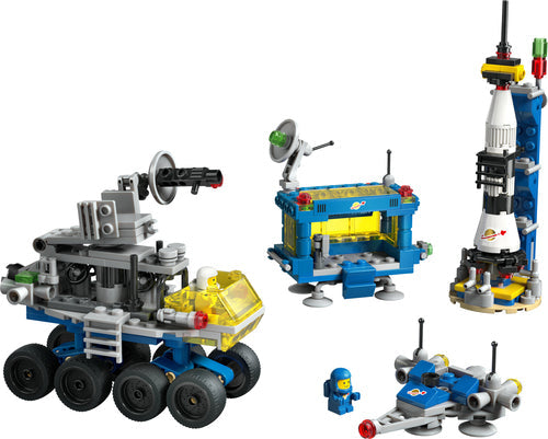 LEGO 40712 – fire byggede rummodeller og to mikro-rumfigurer