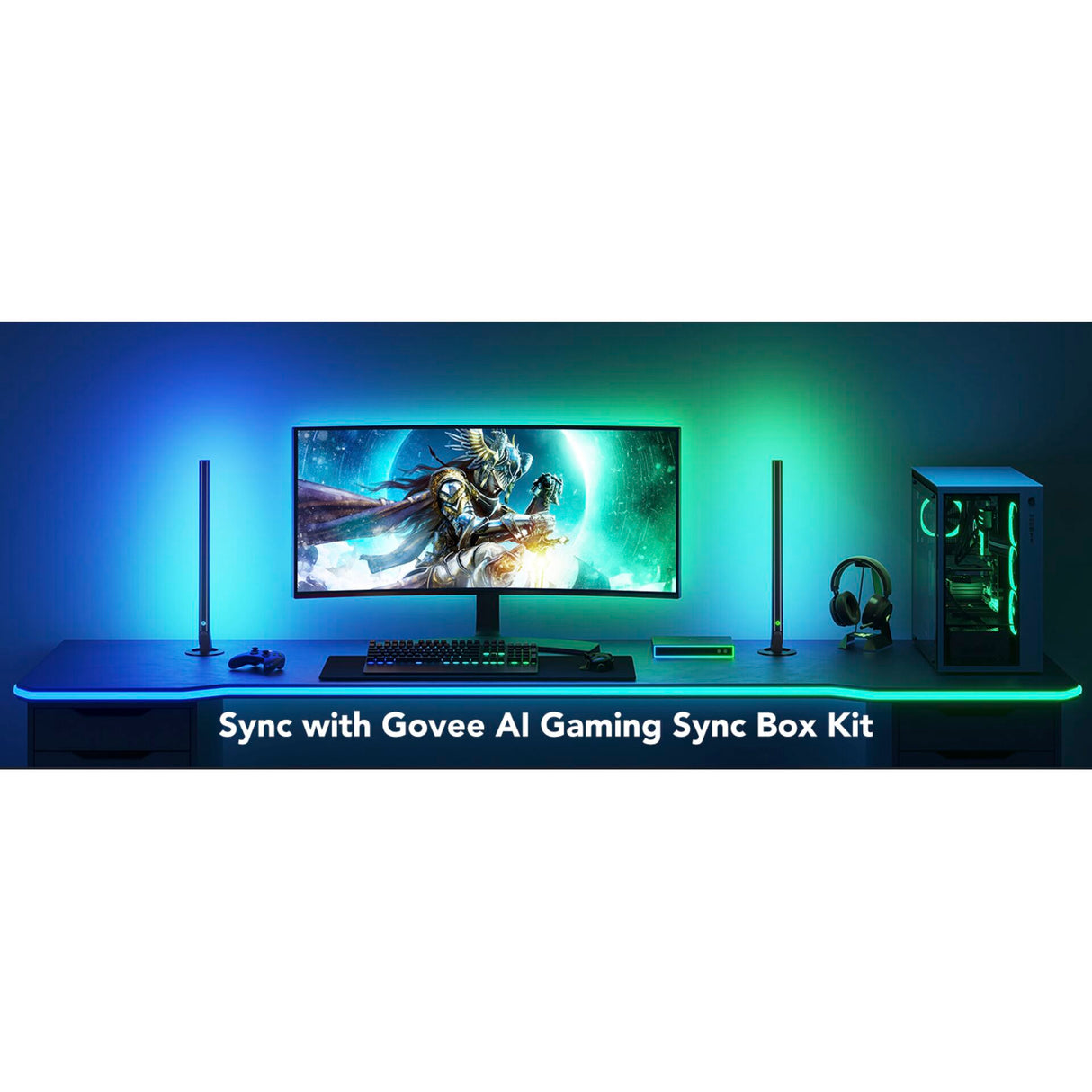 Govee Neon Gaming Bordslampa