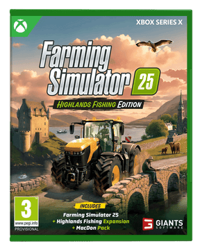 Farming Simulator 25 – Highlands Fishing Edition – Xbox Series X – spilæske