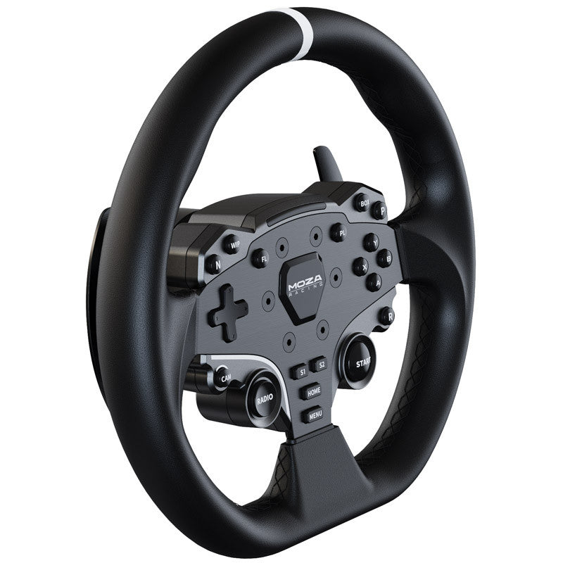 Moza R5 Racing Simulator (R5 Direktdriven Hjulbas, ES-ratt, SR-P Lite-pedal)