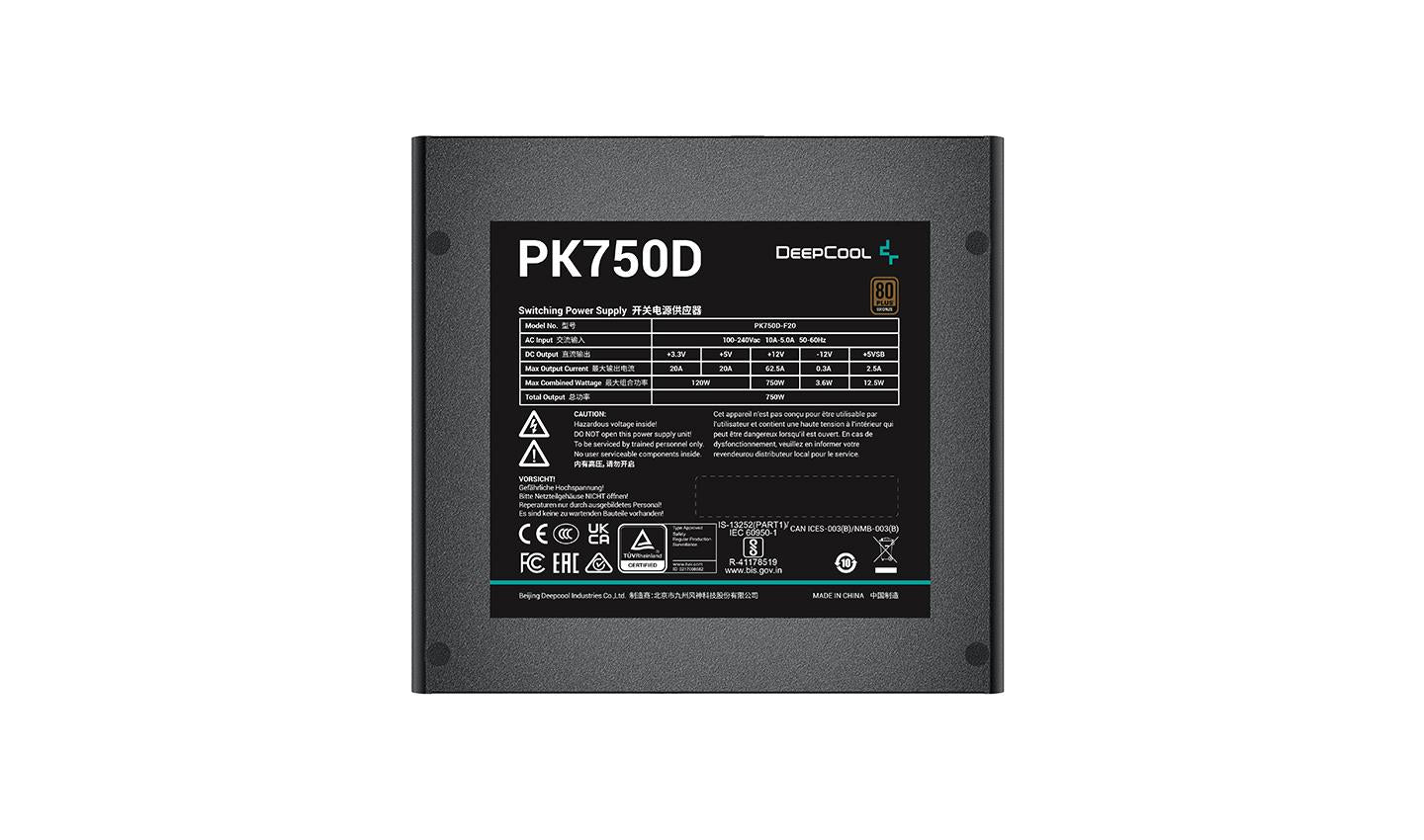DeepCool PK750D 750W 80+ Brons