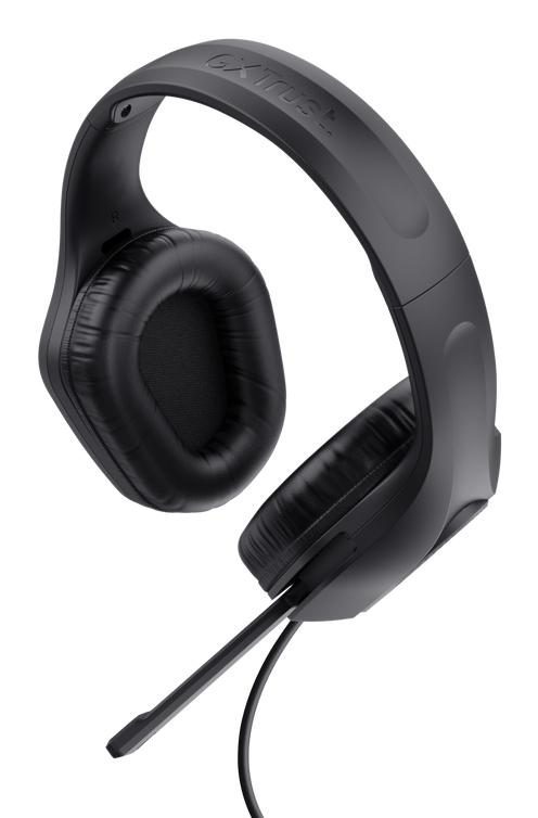 TRUST GXT416 ZIROX LED HEADSET - SORT