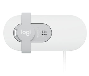 Logitech - Brio 100 Full HD Webcam - Off White Logitech