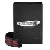 CableMod PRO ModMesh RT-serien ASUS ROG / Seasonic Kabelsatser - Svart/blodröd