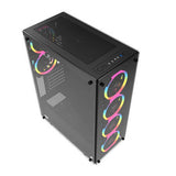 Datorfodral Darkflash Phantom + 6 Fläktar (svart)