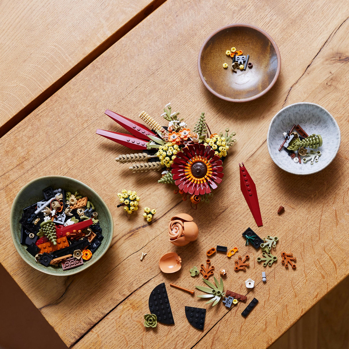 LEGO 10314 Ikoner Torkade Blomsterarrangemang Byggleksak