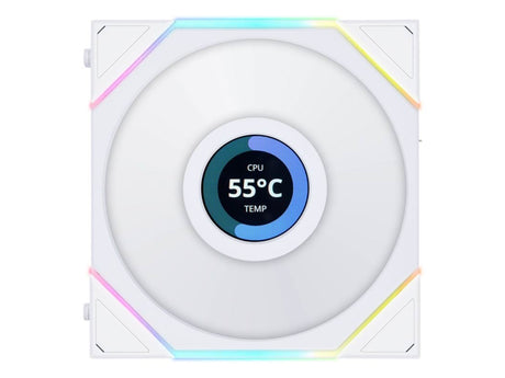Lian Li UNI FAN TL Wireless LCD Reverse, Hvid - 120 Lian Li