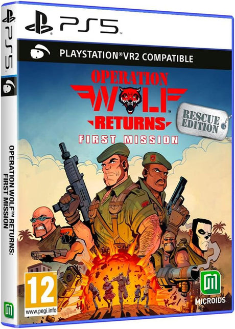 Operation Wolf Returns: First Mission - PS5 - omslag