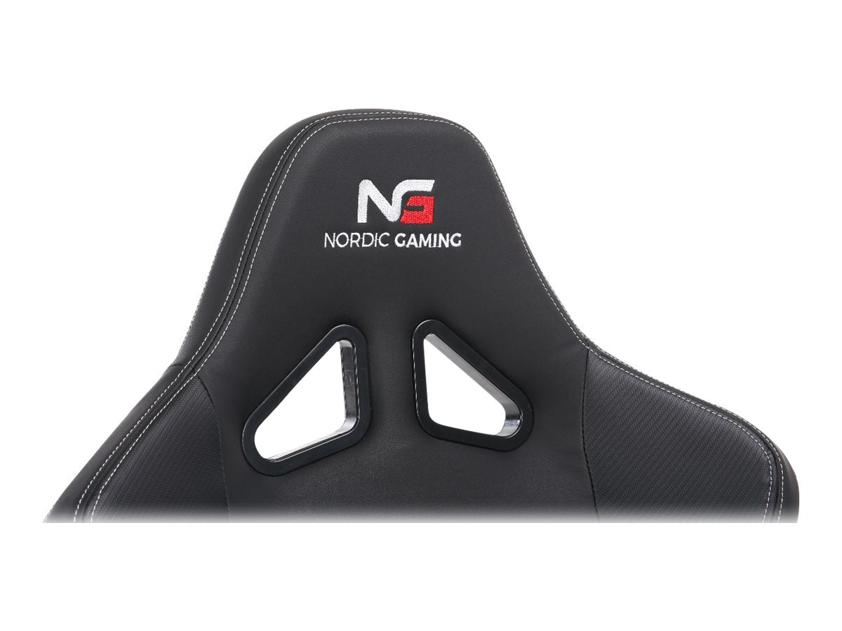 Nordic Gaming Heavy Metal Gamer Chair Svart