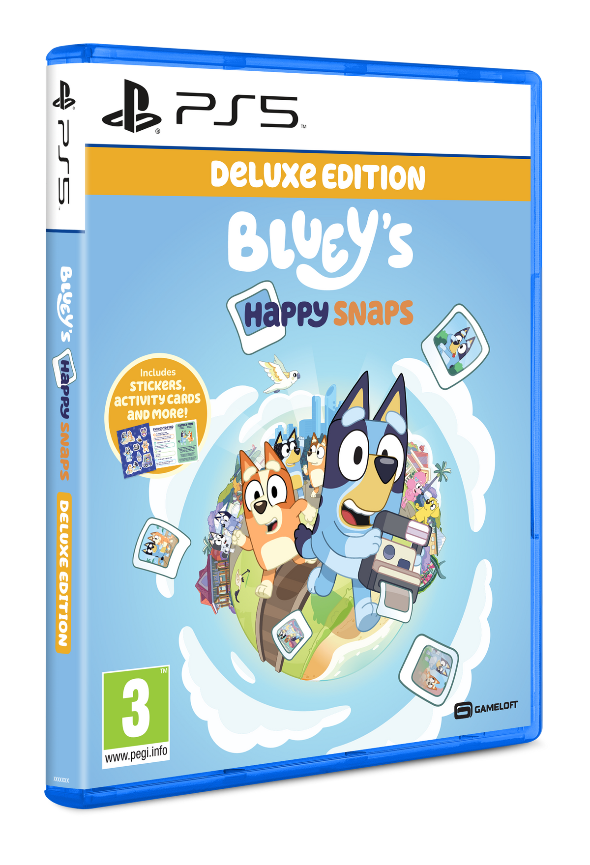 Bluey's Happy Snaps: Deluxe Edition – PlayStation 5 – spilomslag