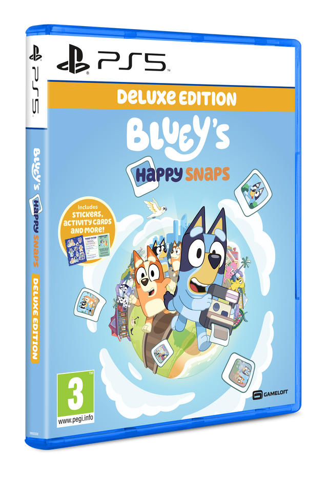 Bluey's Happy Snaps: Deluxe Edition – PlayStation 5 – spilomslag