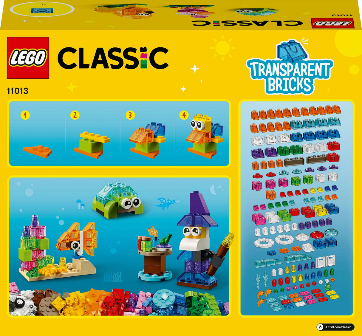 LEGO Classic - Creative Transparent Bricks (11013)