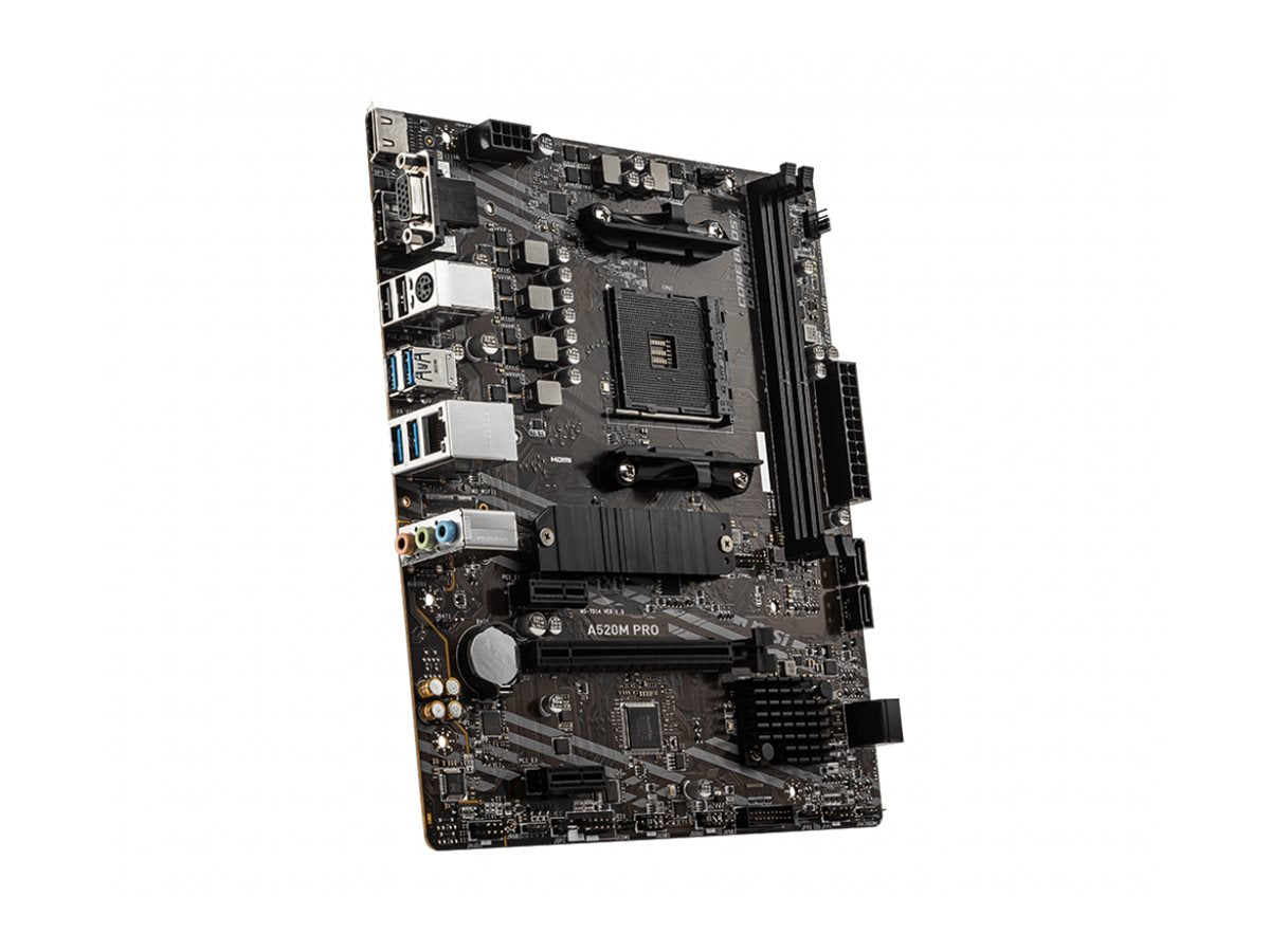 MSI A520M PRO Micro-ATX AM4 AMD A520