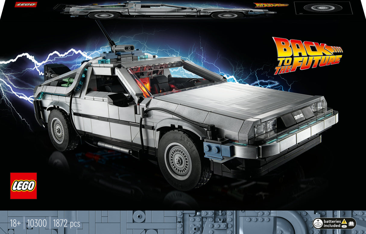 LEGO 10300 Ikoner Tillbaka Till Framtiden Time Machine Construction Toy