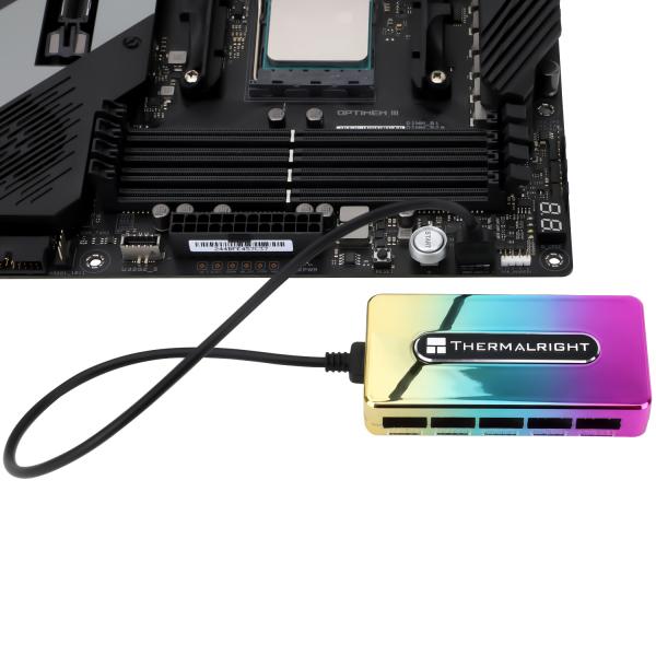 Thermalright TL Fan Hub controller - 10 port 4-pin, PWM support , sata power Shenzhen Deli Ming Technology Co. LTD (Thermalright)